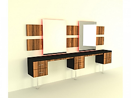 Bay & Bayan Kuaför Dolabı Grubu