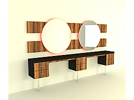 Bay & Bayan Kuaför Dolabı Grubu